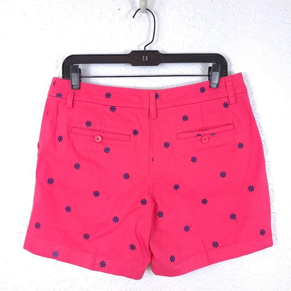 BRITISH KHAKI Nautical Ship Wheels Print Shorts - Picture 5 of 7